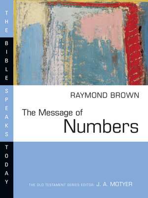 cover image of The Message of Numbers: Journey to the Promised Land